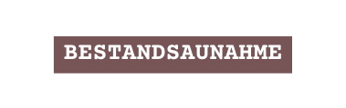 Bestandsaunahme